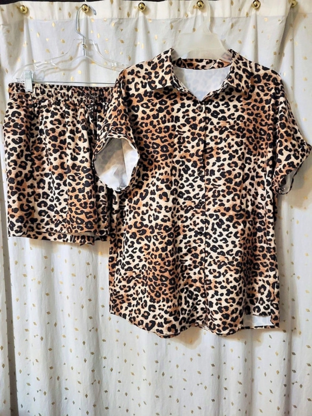 Leopard Print Lounge Set